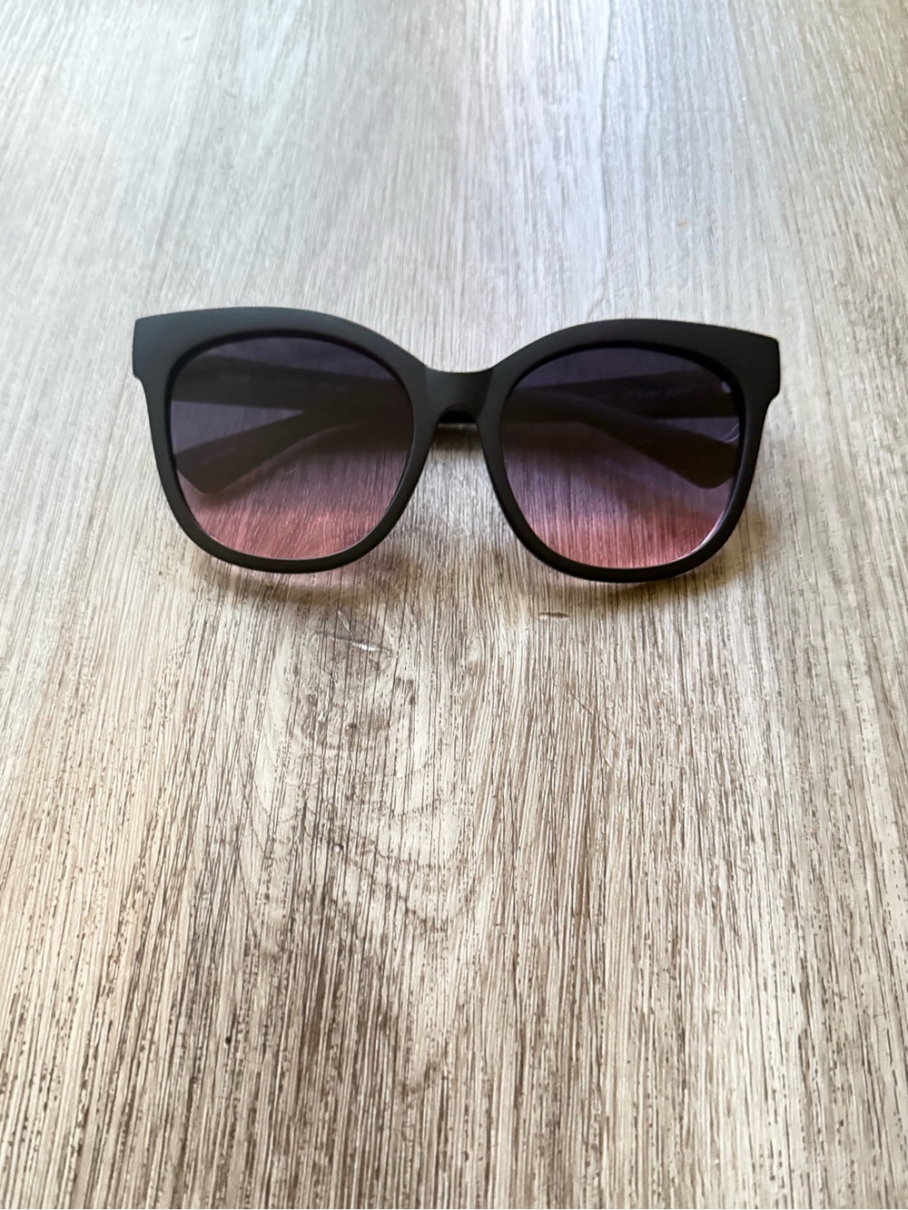 quay australia its my way black pink fade oversized cat eye sunglasses eyewear
